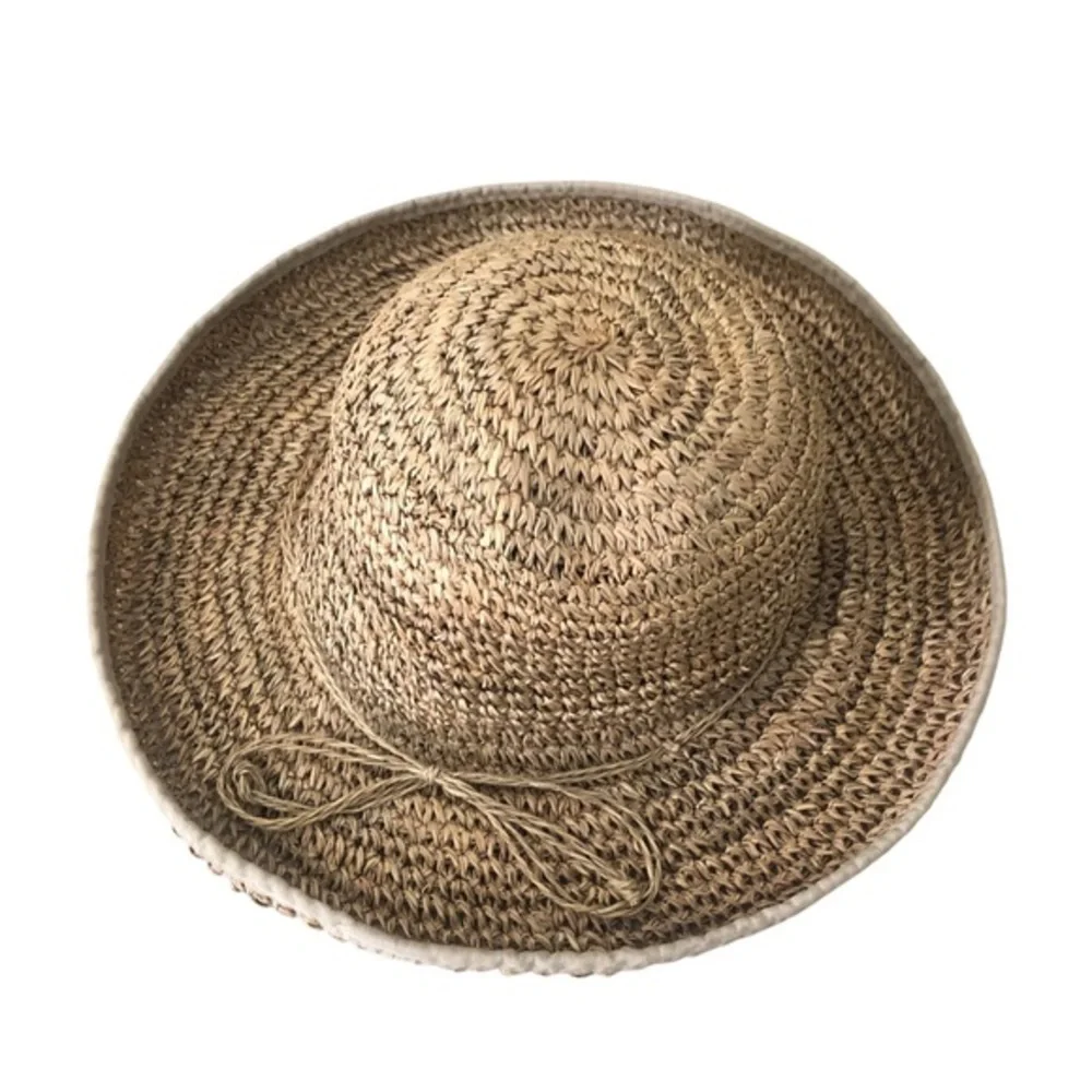 Scala Gal Women’s Straw Floppy Packable Beach Sun Hat Sombrero Size 57cm